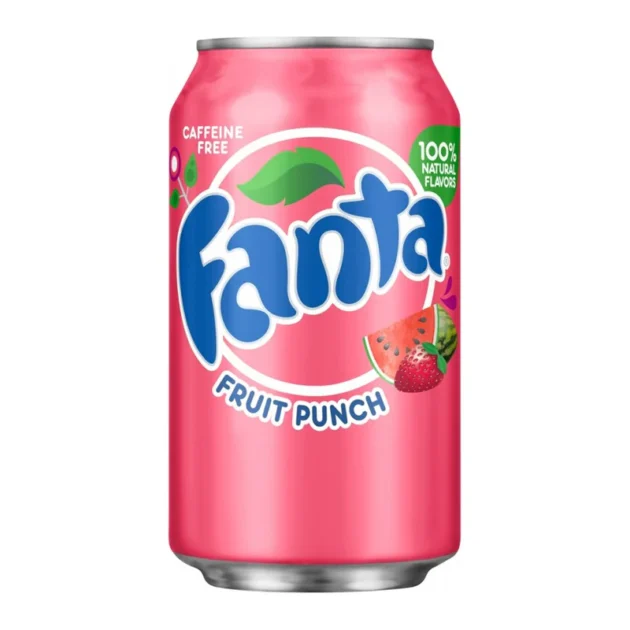 Fanta Fruit Punch Soft Drink 355mL – Case of 24 355 ml Tray 355 ml – Tray of 24