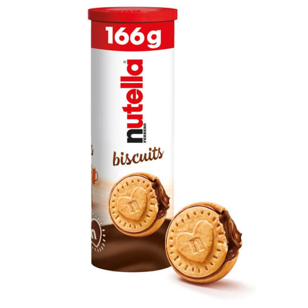 Nutella Biscuits Tube 166 g – Tray of 24 166 g – Tray of 24