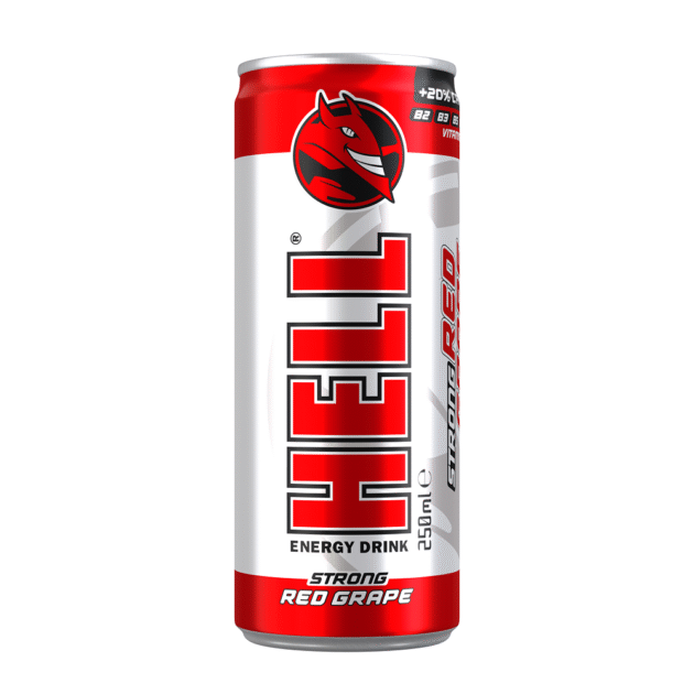 Hell Energy Drink Red Grape 250 ml – Tray of 24 250 ml – Tray of 24